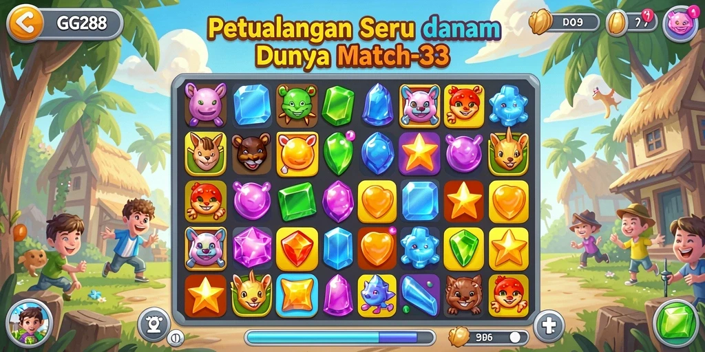 Tangkapan layar menunjukkan gameplay seru GG288 dengan efek visual menarik.