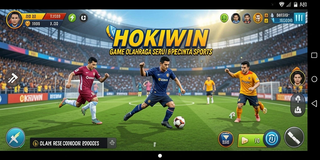 Tampilan menarik dari gameplay HOKIWIN yang penuh aksi olahraga.