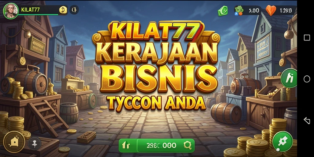 Tampilan gameplay KILAT77 yang menyenangkan dan menantang dalam membangun bisnis.