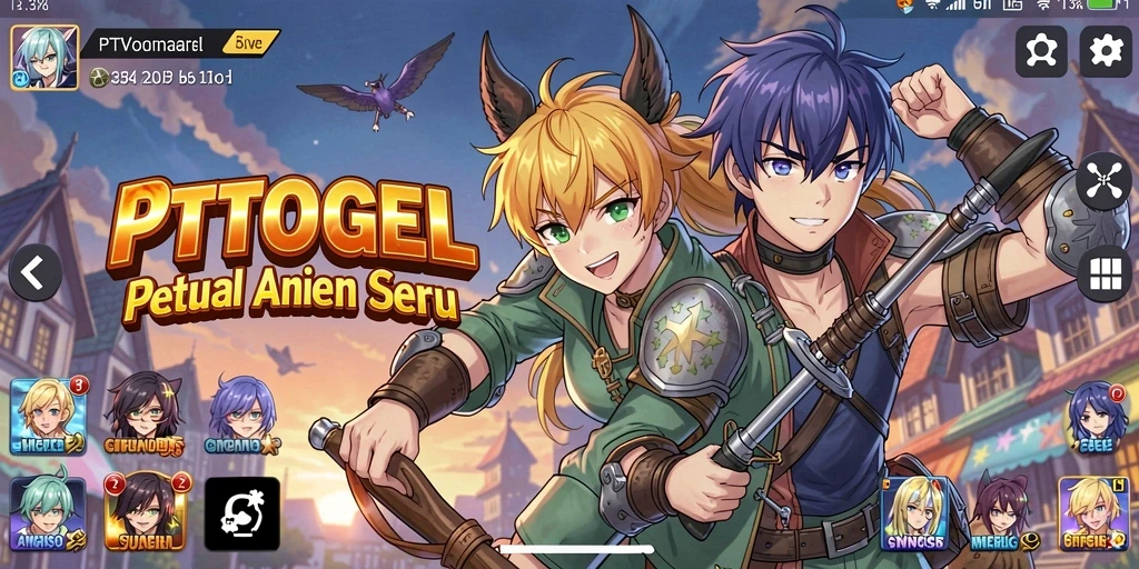 Tampilan gameplay menarik dari PTTOGEL yang penuh aksi.