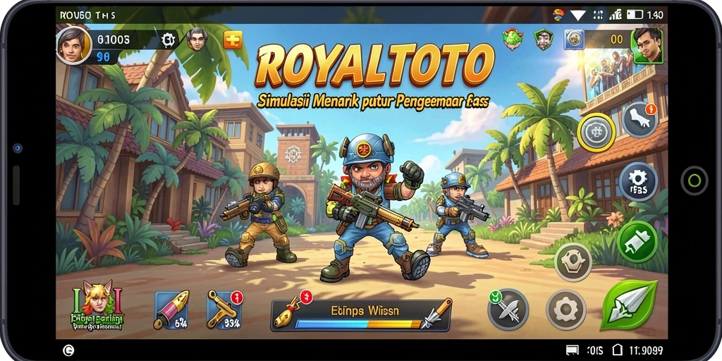Tampilan screenshot ROYALTOTO menampilkan gameplay simulasi yang menarik.