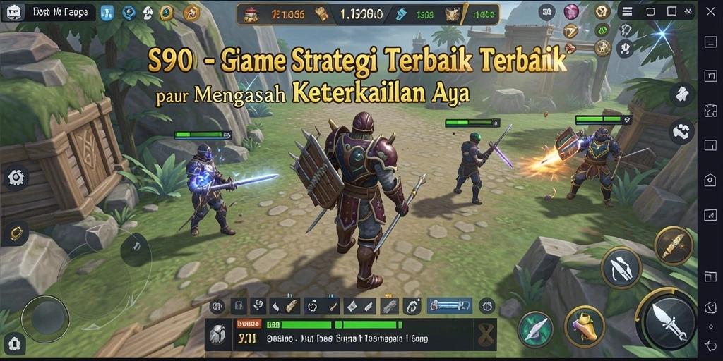 Tangkapan layar gameplay S80 menunjukkan aksi strategi yang mendebarkan.